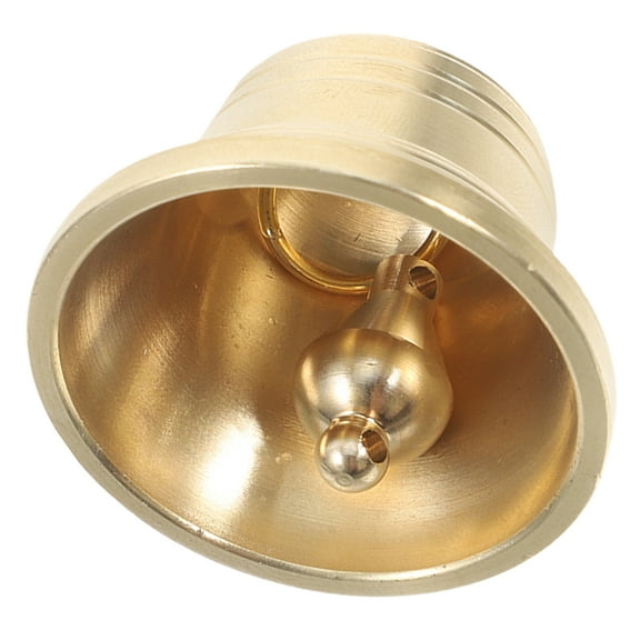 OUNONA Jingle Bells for Home Door Crafts Chimes Christmas Decorations Rustic Hanging Bells Vintage Brass Bells Decorative Bell Ornaments