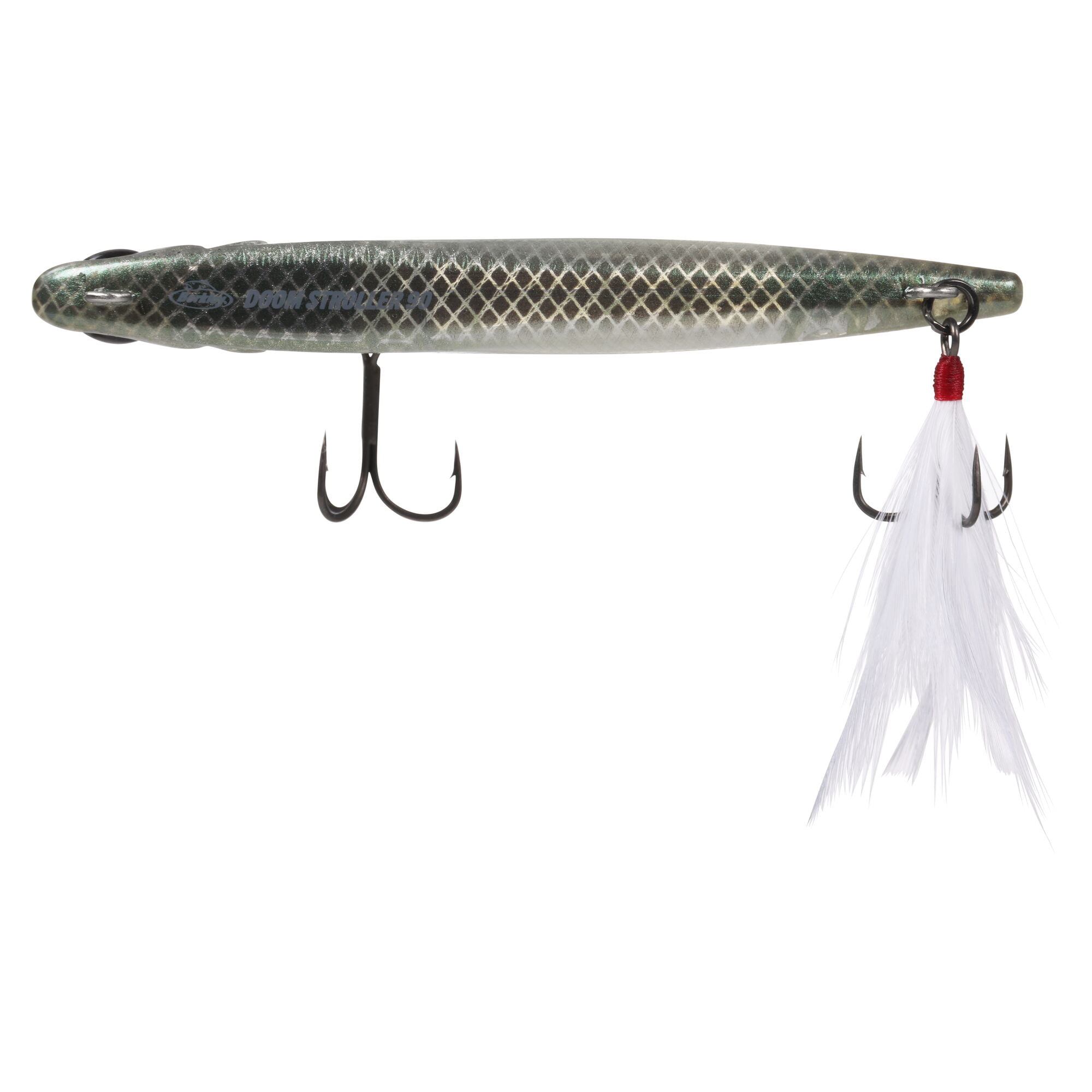 Berkley Doom Stroller Fishing Lure, 3.5 in, Misty Minnow (1-count)