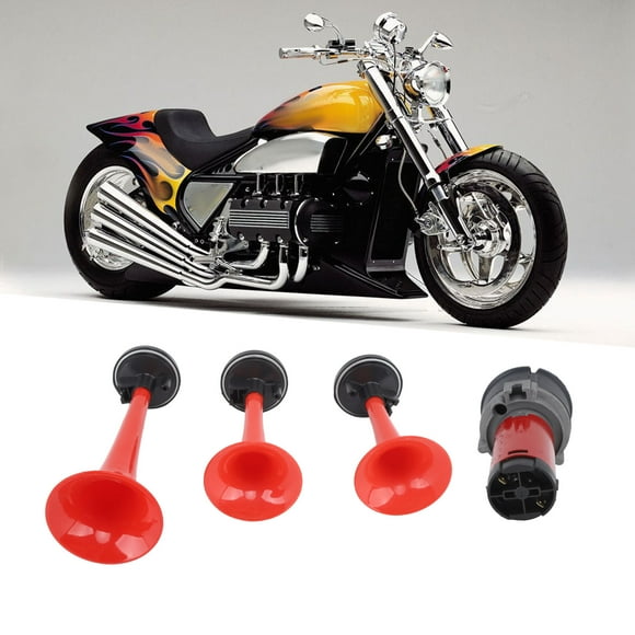 Car Air Horn, ABS Durable 3 Trumpet Musical Sound Air Horn For Truck