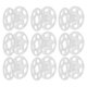 thumbnail image 2 of 100pcs Clear Shirt Buttons Coat Snaps Buttons Invisible Snaps Fasteners Press Stud DIY Sewing Accessories (15mm), 2 of 4