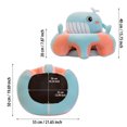 thumbnail image 3 of Cieatiam Baby Sofa Support Chair Soft Plush Cartoon nimals Baby Sitting Chair Learning to Sit Seats Without Filled Cotton, 3 of 4