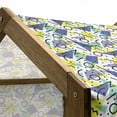 thumbnail image 5 of Modern Pet House, Geometrical Retro 80s Themed Image Lines Circles and Spots Print, Outdoor & Indoor Portable Dog Kennel with Pillow and Cover, 5 Sizes, Blue Yellow and Black, by Ambesonne, 5 of 5