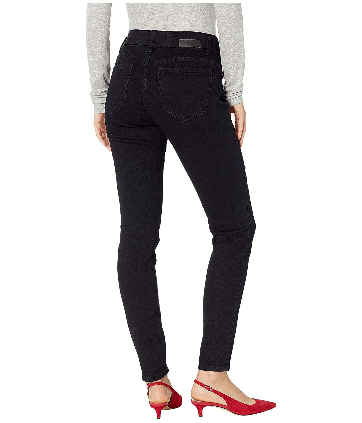 JAG Jeans - Jag Jeans Coco Skinny Jeans Black Void - Walmart.com ...