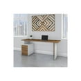 thumbnail image 6 of BBF Jamestown - Table - rectangular - fresh walnut - white, fresh walnut base, 6 of 9