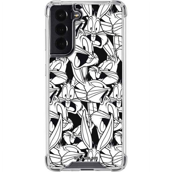 Skinit Cartoons Bugs Bunny Super Sized Pattern Galaxy S22 Clear Case