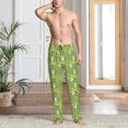 thumbnail image 2 of Pofeuu Cartoon Duck Print Men's Pajama Pants, Soft Lounge Pajama Pants with big pockets for Men Plaid Pj Bottoms-Small, 2 of 6