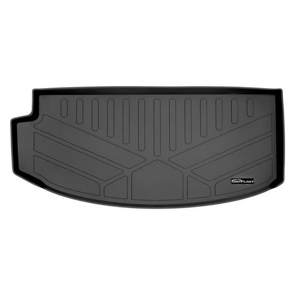 Smartliner SE0345 All Weather Custom Fit Trunk Behind 3rd Row Floor Mat Cargo Liner for 2018-2022 Buick Enclave, Black