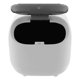 thumbnail image 1 of White Trash Bin with Lid for Storage Use Made of Durable ABS Material 7 inch Wide, 1 of 5