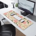 thumbnail image 2 of Long Mouse Pads for Desk,Pioneer Flower Floral Print Pattern Desk Mats on Top Of Desks, Desk Mouse Pad Extra Large with 3mm Non-Slip Base and Stitched Edge for Gaming,Office,Work,Home 31.5"x11.8", 2 of 6