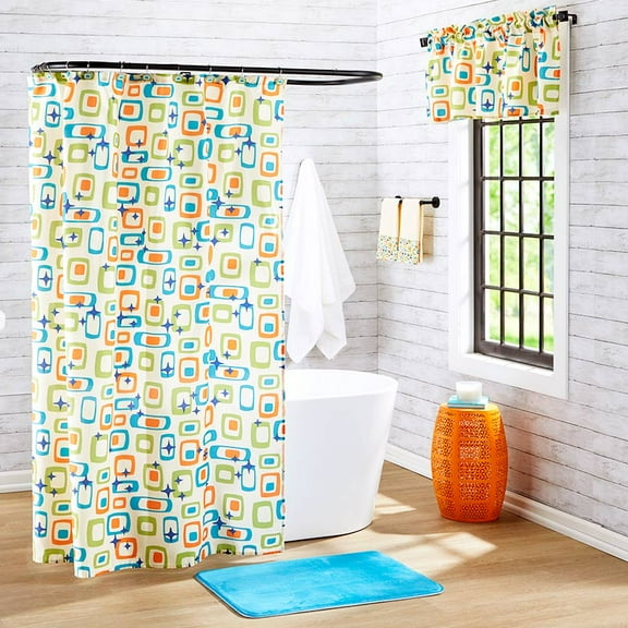 Retro Bath Collection - Shower Curtain