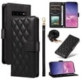 thumbnail image 1 of Samsung Galaxy S10 Plus Phone Case , Wallet Flip Cover Adjustable Crossbody Lanyard Magnetic Card Slots, 1 of 5