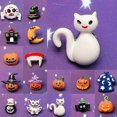 thumbnail image 2 of 100Pcs Mix Halloween Pumpkin Lantern Ghost Flatback Cabochon Slime Charms Resin Embellishments for DIY Crafts Scrapbooking Supplies, 2 of 5