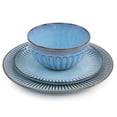 thumbnail image 3 of GBS Elite Mendocino 16 Pieces Stoneware Dinnerware Set in Blue, 3 of 3