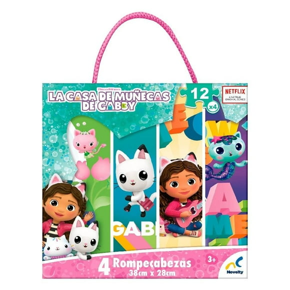 Rompecabezas 4 en 1 Novelty Universal Gabbys DollHouse