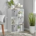 thumbnail image 3 of Mainstays 6-Cube Organizer, White, 3 of 7