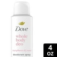 thumbnail image 3 of Dove Women's Whole Body Deodorant Cooling Spray Raspberry & Rose Aluminum Free, 4 oz, 3 of 11