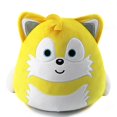 thumbnail image 1 of Jouet en Peluche Hérisson Sonique Rond - Poupée Oreiller Ultra Douce - 23CM/35CM - Rouge/bleu/jaune/noir (Jaune, 23cm), 1 of 4