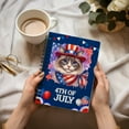 thumbnail image 3 of Patriotic Ragdoll Celebrates 4th of July Spiral Bound Journal Cat Lover Kitten Owner Gifts Idea 5x7in Spiral Notebook - 02009, 3 of 5