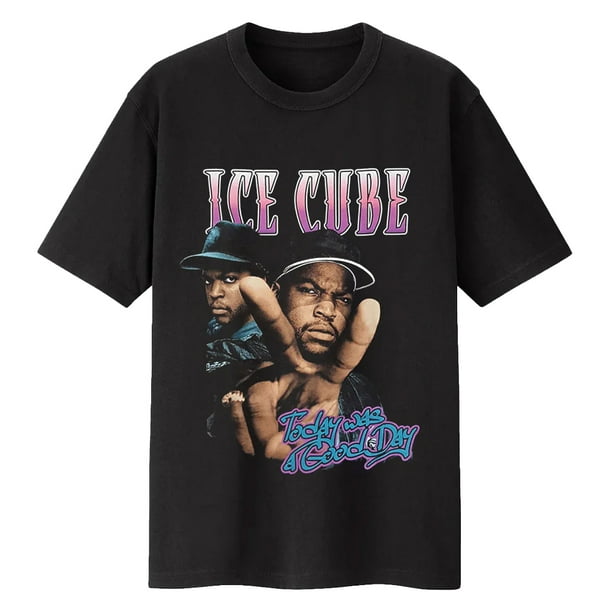Ice Cube - Camiseta Today Was A Good Day de Algodón para Adultos Unisex (Negro)