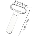 thumbnail image 2 of Wine Bottle Opener, Cork Puller Two-Prong Champagne Corkscrew for Kitchen Bar, 2 of 4