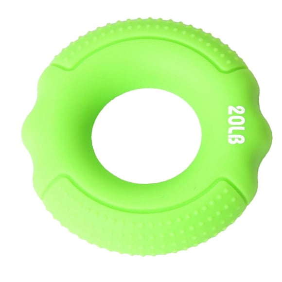 Ejercitador de mano jinwen Fuerza de agarre de dedo Verde 20LB