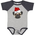 thumbnail image 3 of Inktastic Christmas Pug Dog Santa Boys or Girls Baby Bodysuit, 3 of 5