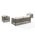 thumbnail image 6 of Crosley Furniture Granite Bay 3Pc Wicker Outdoor Sofa Patio Furniture Set- Sofa & 2 Chairs, 6 of 13