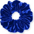 thumbnail image 3 of Velvet Scrunchies King Size Royal XXL Plush Ponytail Holders Oversized Big Made in the USA, 3 of 7