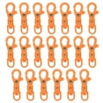 thumbnail image 1 of Ganchos de Langosta de Plástico Uxcell, Clips de Activación de Cordón, Naranja, 1 of 5
