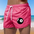 thumbnail image 2 of Kcolen Big and Tall Swim Trunks for Men Elastic Waist Drawstring Beach Shorts Comfy Bathing Suit Men's Swim Trunks Beach Summer Loose Fit Men Swim Brief, 2 of 6