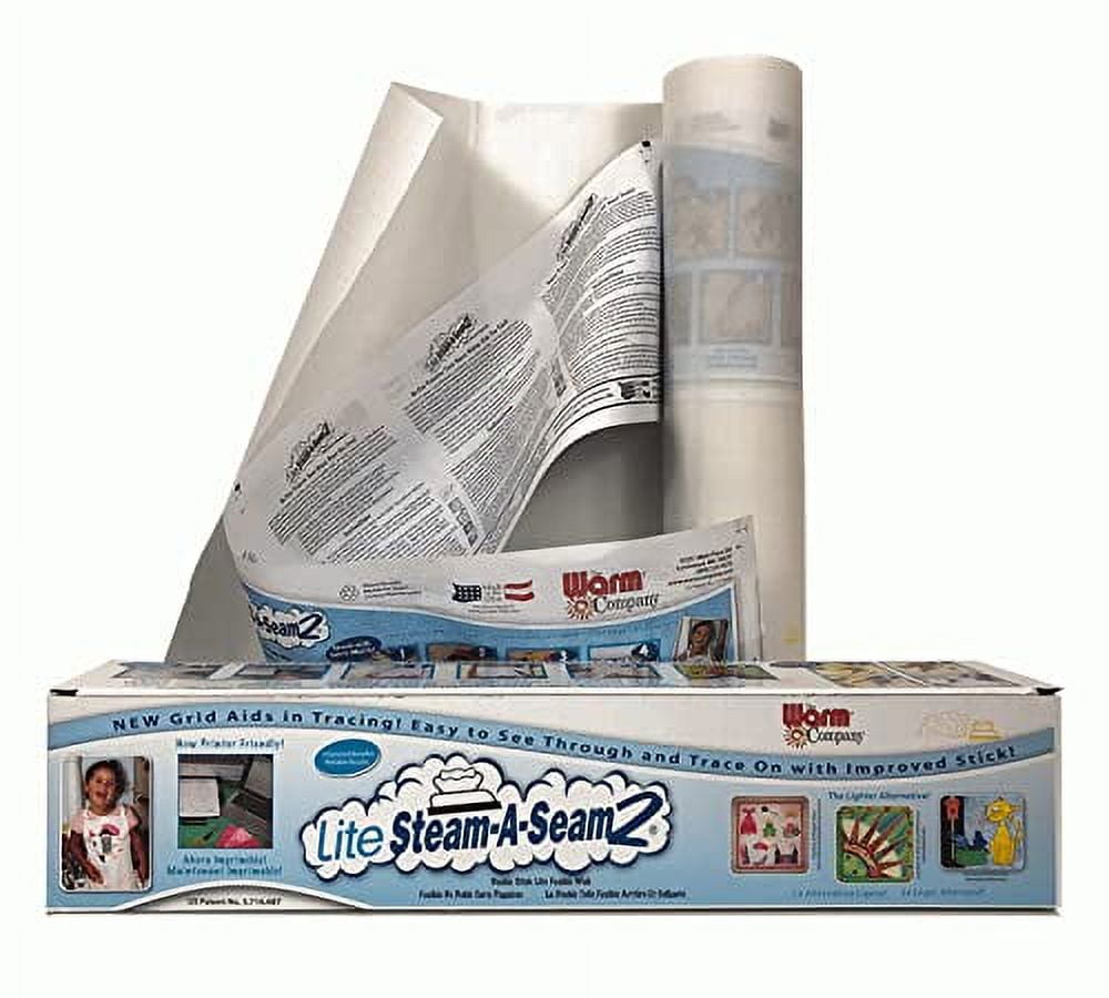 Lite Steam-A-Seam 2, 18 Inches Wide - Sold by the Yard - Warm Co  753705054181 Fusible - Quilt in a Day