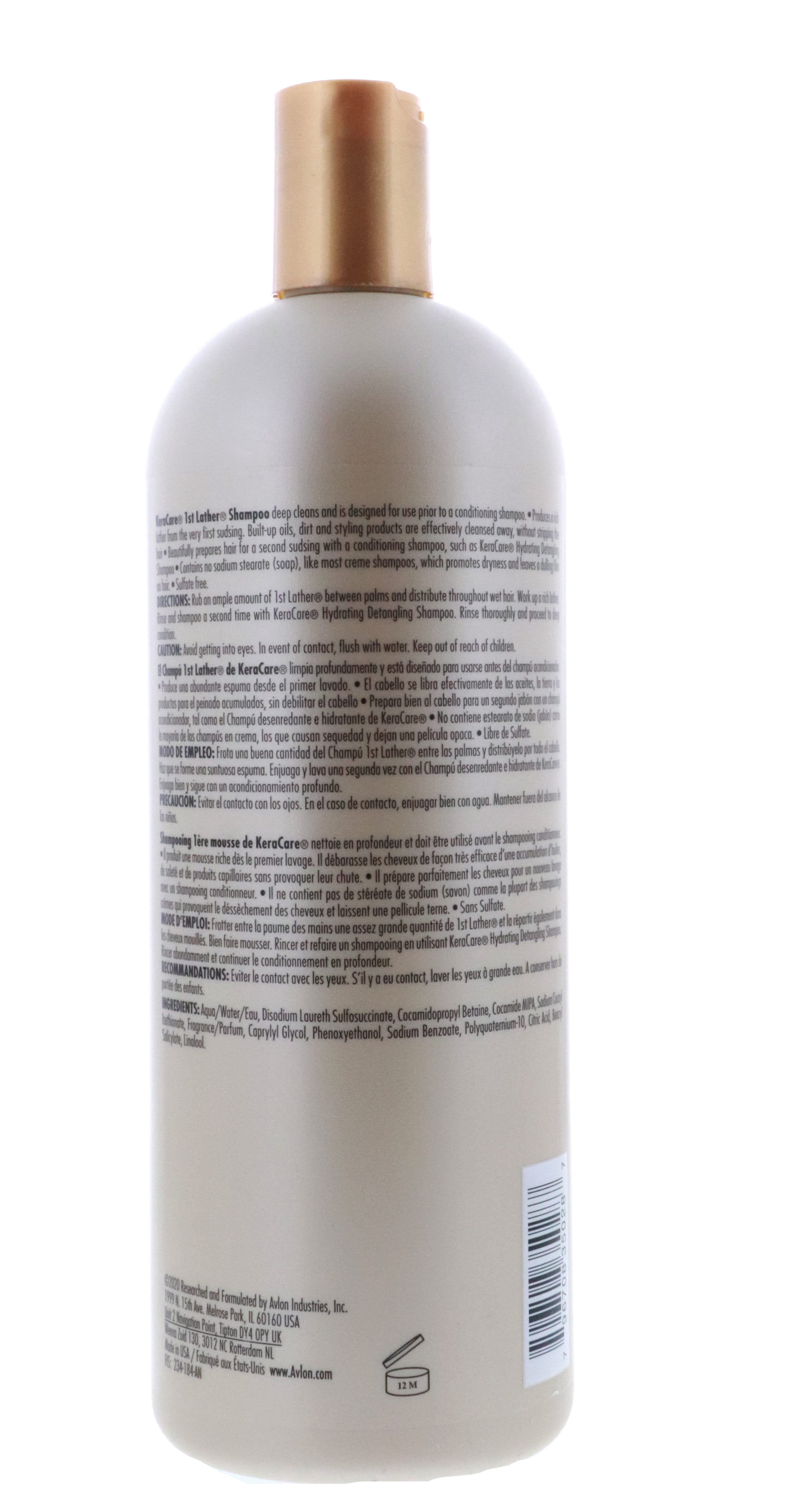 Avlon Keracare 1st Lather Sulfate-Free Shampoo 32oz (Pack Of 2)