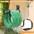 thumbnail image 4 of Metal Garden Hose Holder - Heavy Duty Hose Hanger Wall Mounted Water Hose Holder for Outside Yard, Sturdy Hose Reel Hose Hooks for Water Hose, 4 of 7