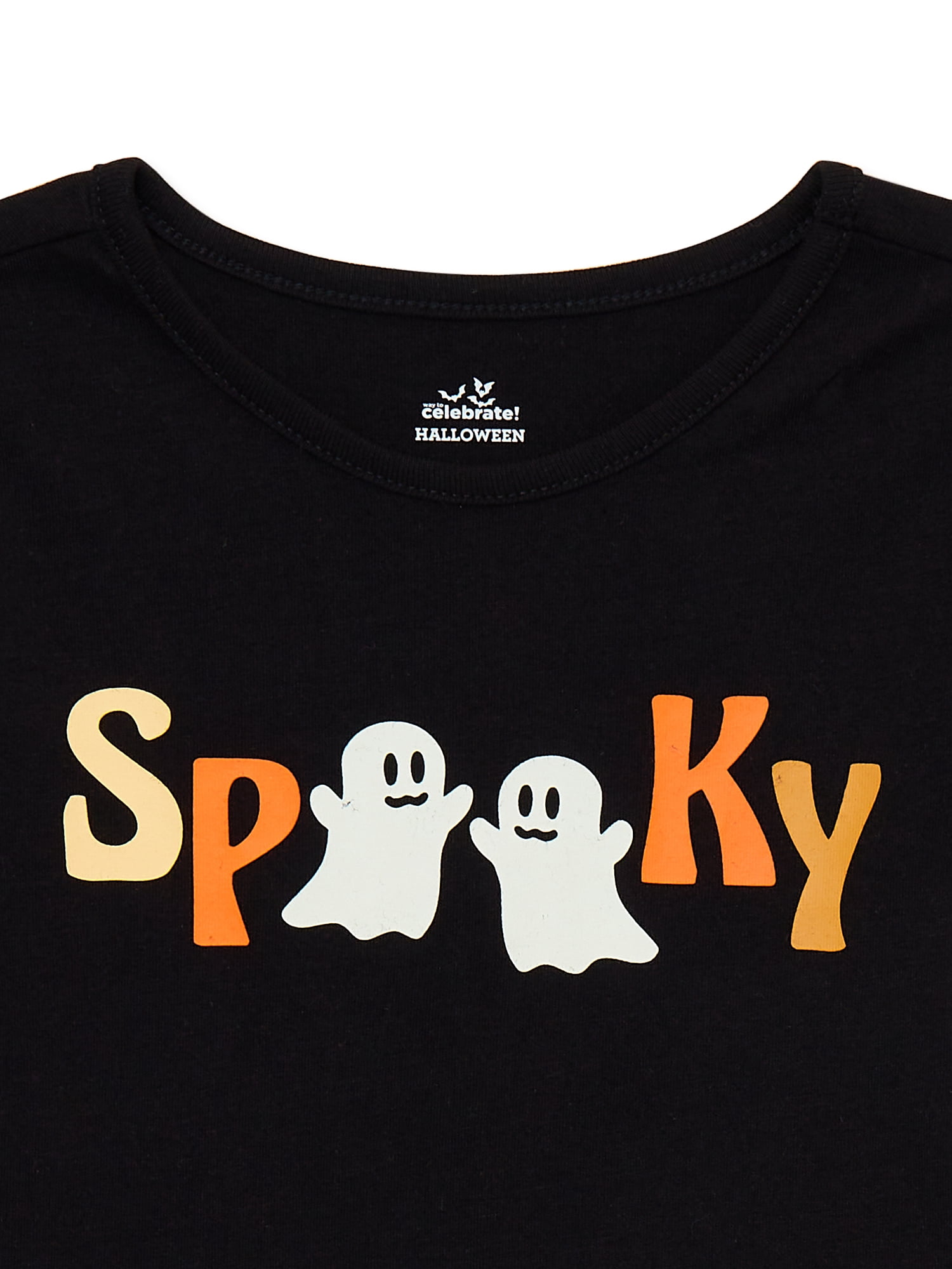 Halloween Way to Celebrate! Baby and Toddler Girl Short-Sleeve T-Shirt and Leggings Outfit Set, 2-Piece, Sizes 12M-5T