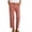 Red03, variant on Karymi Capri Pants for Women Solid Fake Linen Mid Rise Button Zip Fly Slim Straight Leg Cropped Ankle Length Casual Trouser Pants with Front Slant Pockets Women Clothing