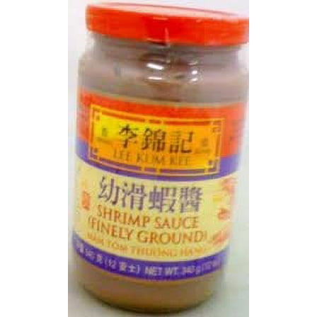 NineChef Bundle - Lee Kum Kee Fine Shrimp Sauce 12-Ounce Jars (Pack of 3)   1 NineChef Brand ChopStick