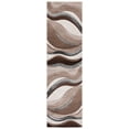 thumbnail image 2 of Safavieh Hollywood Dallas Abstract Runner Rug, Brown/Ivory, 2'3" x 8', 2 of 11