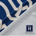 thumbnail image 2 of DriftAway Abigail Geometric Trellis Pattern Window Curtain Valance Rod Pocket 52 Inch by 18 Inch Navy, 2 of 7