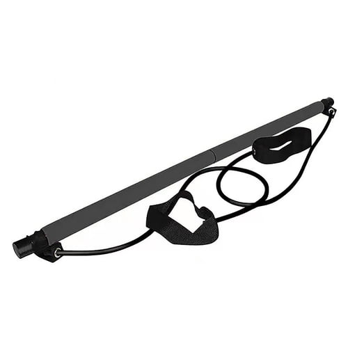 Posture Stick RACOC 5 Ft Adjustable Yoga Stick - Steel Stretching Bar For Mobility, Flexibility, Balance, Posture | Non-Slip Foam Handles, Portable Exercise Stick Pole Fitness Pole