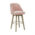 thumbnail image 2 of Madison Park Transitional Pearce Pearce Swivel Counter Stool in Pink MP104-1147, 2 of 3