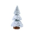 thumbnail image 2 of Fiudx Adorno Navideño de Madera con Diseño de Mini Copos de Nieve, Flocado con Base de Madera, Ideal para Mesas Festivas, Decoración para El Hogar o Escaparates, Varios Tamaños, Temática Navideña., 2 of 2
