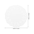thumbnail image 2 of unbranded 600Ud Manteles Desechables Para Buffet Y Mesas Con De Encaje Redondo Para Eventos, 2 of 8