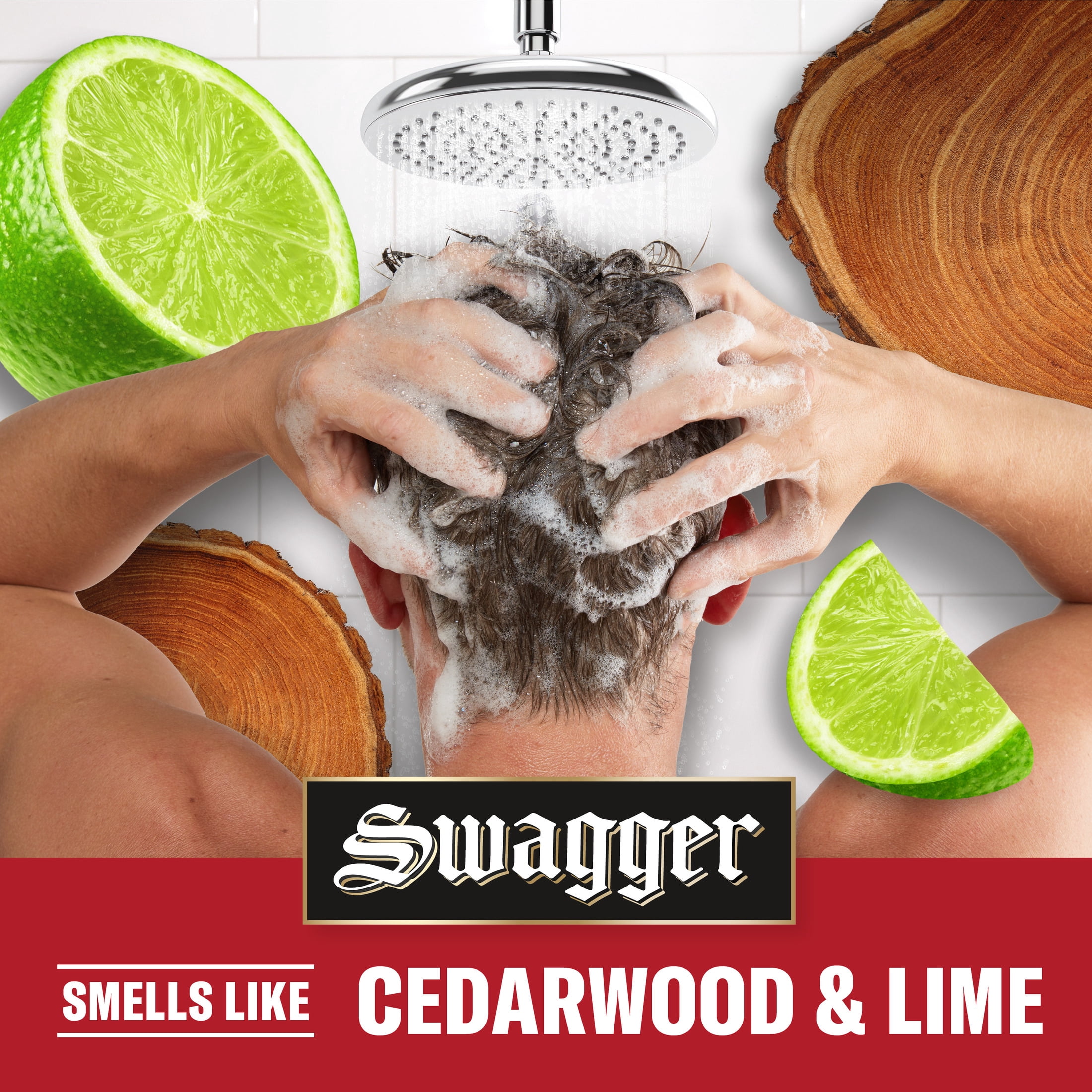 Old Spice Swagger 2 in 1 Men's Shampoo and Conditioner, 21.9 fl oz
