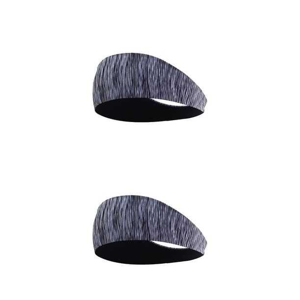Yuarrent Diadema deportiva de moda para correr, Fitness, diadema elástica para entrenamiento, diadema para Yoga, Pilates, ejercicio, banda absorbente No.04 2piezas Yuarrent CBP014530