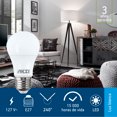 thumbnail image 3 of Foco LED 3PACK-A19 9W luz blanca, caja color, 3 of 3