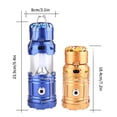 thumbnail image 3 of MORESEC 2Pcs Solar Camping Lantern, Multi-Function Outdoor Light with Built-in Fan, Solar and USB Rechargeable, LED Lights with Flashlight Mode, Durable for Hiking and Emergencies, 3 of 9