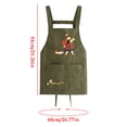thumbnail image 3 of Yrmaups Waterproof Apron for Kitchen, Oil Proof Cooking Apron for Adults, Short Waistcoat Style Work Apron for Dining, Stain Resistant Kitchen Workwear, 3 of 5