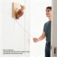thumbnail image 3 of Door Door Knocker Decorative Bird Shape Wooden Door Knocker with Pull Rope for Home Entrance, 3 of 7