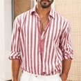 thumbnail image 1 of Camisa con estampado 3D para hombre, nueva línea 2024, primavera/verano, cuello vuelto, informal, de negocios, de manga larga, tallas S a 6XL, tela cómoda, 1 of 6