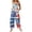 Sky Blue(American Flag Floral Print), variant on Iaqnaocc 4th Of July Outfits for Women Patriotic American Flag Stars Sleeveless Wide Leg Womens Jumpsuit Summer Adjustable Strap Loose Fit Red White and Blue Jumpsuits Rompers Light Blue 5XL